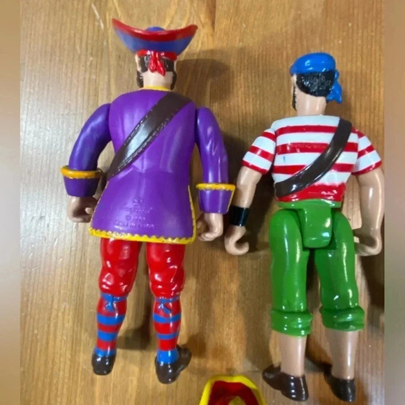 Imperial Toys - 1990 - Pirates of the High Seas - Rare - 5 Figures 🏴☠️ Vintage - Picture 2 of 13